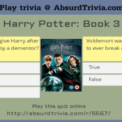 Harry potter book 3 quiz