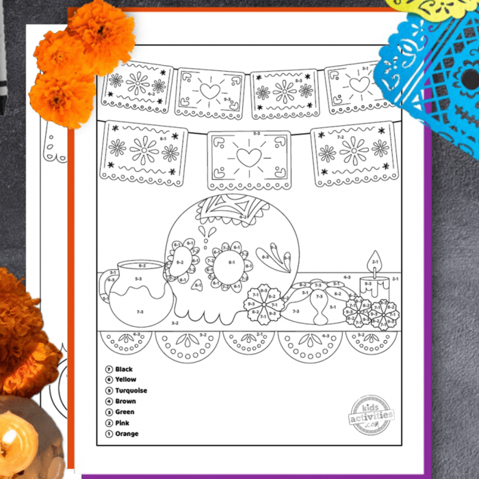 El dia de los muertos worksheet answer key