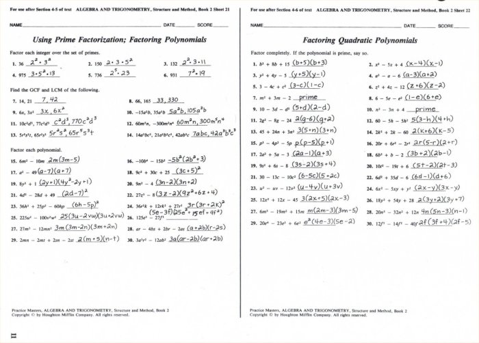 Mcdougal littell algebra 2 answers