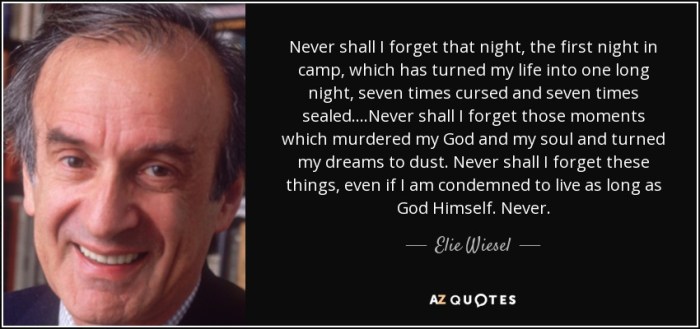 Night by elie wiesel poem