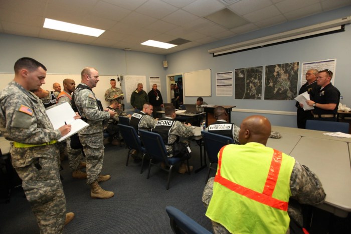 The national guard provided security at altamont