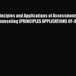 Principles and applications of assessment in counseling 5th edition pdf