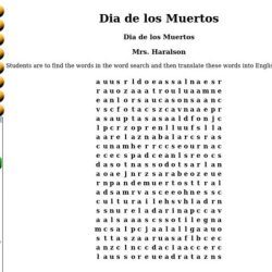 Manzana para la maestra dia de los muertos answer key