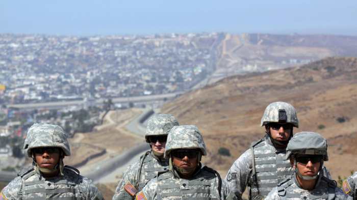 The national guard provided security at altamont